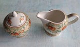 Churchill Valencia milk jug and lidded sugar bowl - as new condition