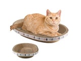 Oval Durable High-Density Cardboard Cat Scratching Posts