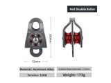Outdoor Climbing Fire Rescue Single Double Pulley