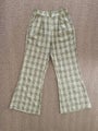 Cute Vintage-style Green Tartan Women’s Pants