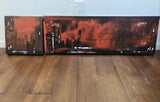 Oil on canvas abstract Diptych painting by Barbara Ruszkiewicz