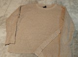 Beautiful beige winter knit ladies sz 10 garage dress jersey