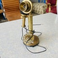 Candle stick brass telephone