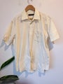Kardindas Short-sleeve Button-up Shirt Size 17 1/2 / 43 | U/Arm to U/Arm 63cm
