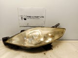MAZDA PREMACY LEFT HEADLAMP CR, HID, CHROME TYPE, ELECT ADJ, LENS# 4998/5116, 02