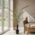 100cm Artificial Tropical Fern Palm Tree Potted - NZ Stock