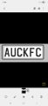 Auckland FC personalised plate
