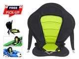 Kayak Seat Padded Back Support Adjustable Brass Snap Waterproof