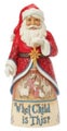 Jim Shore Heartwood Creek Song Series - What Child Is This Santa