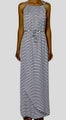 Witchery maxi dress - white with pinstripe, Grecian style