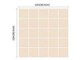 10pcs Peel And Stick Imitation Ceramic Tile Wall Stickers For Decor