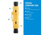 Dual-purpose Coaxial Cable Stripper Pen For RG6 RG7 RG11 RG59