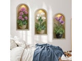 3D Watercolor Plant Vine Wall Stickers For Room Decor