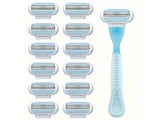 Bikini Safety Razor 3-Layer Blades Dry/Wet Use Portable