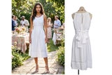 MAX (AUS) ‘Soft White’ Floaty Seersucker Dress- 10, HARDLY WORN! BlacZoo