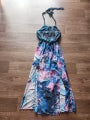 Backless halter maxi dress - size 10
