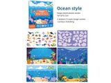 4-in-1 Reusable Sticker Book For Kids' Travel Activities