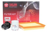 FILTER KIT OIL AIR FUEL MAZDA B2600 BRAVO G6 2.6L K-17020