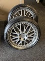 Work vs Porsche wheels and brand new tyres