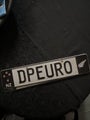 DPEURO Personalised plate