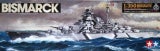 Tamiya 1/350 German WWII Battleship Bismarck - Model Kit