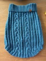 Wilding teal blue Dog coat medium