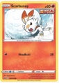 Pokemon Chilling Reign ~ Scorbunny 026/198 Reverse Holo
