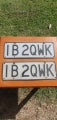 IB2QWK Personalised Plates