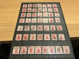 Selection of 50 x Used 1901/1907 Penny Universal Stamps.