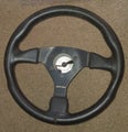 Sports leather steering wheel