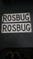 ROSBUG personalized plates