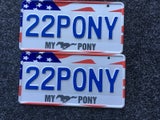 22PONY USA style plate