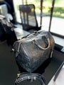 Louis Vuitton Speedy Bandoulière – Black Embossed Leather