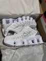 White nike shox