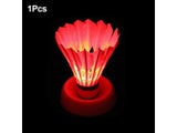 1PC LED Glow In Dark Durable Badminton For Training