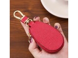 Multifunctional PU Leather Zipper Key Wallet With Keychain