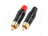 2/4/8PCS RCA Plug Coaxial Cable Audio Jack Connector