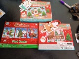 3 collectable Christmas puzzles