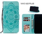 VIVO X20 PLUS case leather wallet case embossed pattern