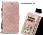 XIAOMI NOTE 4X Case Embossed Wallet Slot Case