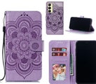 Samsung Galaxy A25 case leather wallet case embossed pattern