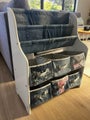 Upcycled toy/book storage