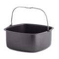 For Square 3.8-8qt Air Fryer Square Non-Stick Cake Basket Baking Tray, Style: