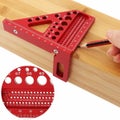 3D Multi-Angle Carpenter Hole Scribing Ruler