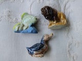 3 x 70s WADE Porcelain WHIMSY ANIMAL Figurines (Lot 3)