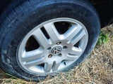 Single alloy wheel