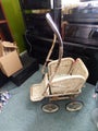 large dolls wicker pram 1920'-40's