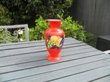 VINTAGE BRIGHTLY COLOURED DECO VASE