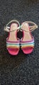 Next Multi-coloured Heeled Sandles Size 1