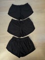 Lululemon women’s black running shorts x3 size 10 (NZ 14)